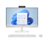 HP All-in-One 24, 13th Gen Intel Core i5-1335U,23.8inch(60.5 cm),FHD,Anti-Glare,8 GB DDR4,512GB M.2 SSD, 510SP White Wireess Keyboard and Mouse Combo,Windows 11,Shell White,5.27kg,24-cr0051in
