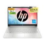 HP Laptop 15s, 12th Gen Intel Core i3-1215U, 15.6-inch (39.6 cm), FHD, 8GB DDR4, 512GB SSD, Intel UHD graphics, 720p HD camera, Thin & Light, Dual speakers (Win 11, Silver, 1.69 kg), fy5011TU