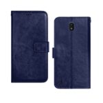 Inktree Nokia C01 Plus Flip Case | Premium Leather Finish Flip Cover | with Card Pockets | Wallet Stand |Complete Protection Flip Cover for Nokia C01 Plus - Blue