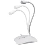 KLIM Talk - USB Desk Microphone for Computer - Compatible with Any PC, Laptop, Mac, PS4 - Professional Desktop Mic with Stand - Recording, Gaming, Streaming, YouTube, Podcast Mics, Studio Microfono