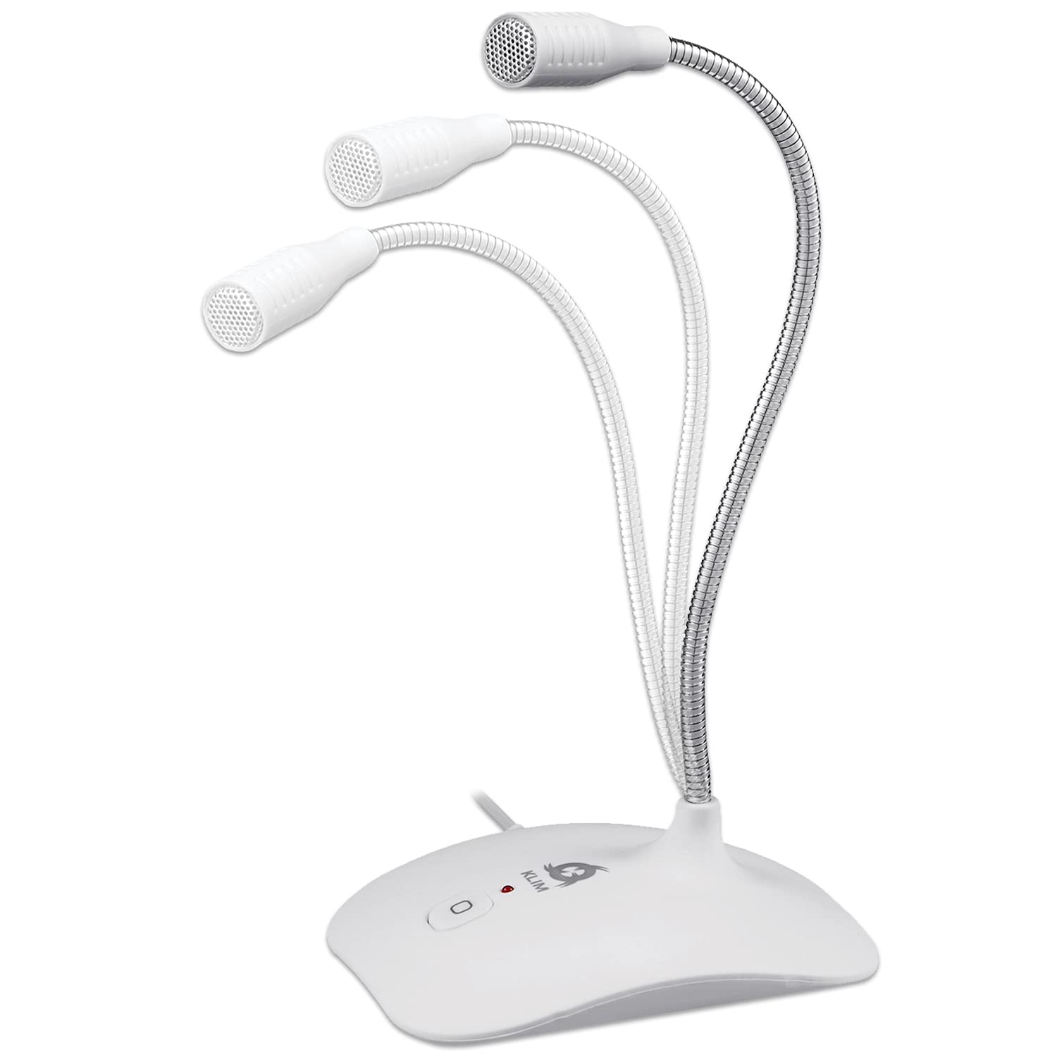 KLIM Talk - USB Desk Microphone for Computer - Compatible with Any PC, Laptop, Mac, PS4 - Professional Desktop Mic with Stand - Recording, Gaming, Streaming, YouTube, Podcast Mics, Studio Microfono