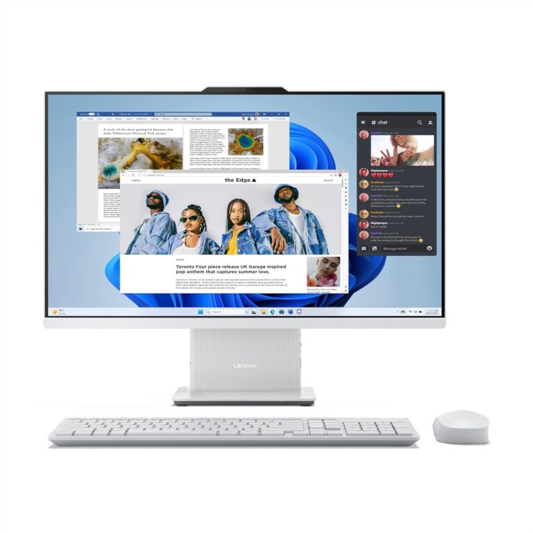 Lenovo IdeaCentre AIO Intel Core i7 13620H 27" FHD IPS 3-Side Edgeless All-in-One Desktop (16GB/1TB SSD/Win11/Office 21/5.0MP+IR Camera/3Wx2 HARMAN Speakers/Wireless EOS Keyboard & Mouse), F0HM003EIN