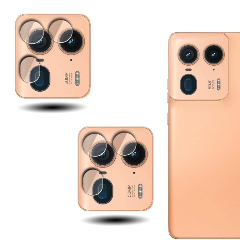 MOBIHOUSE Camera Lens Protector For Motorola Moto Edge 50 Ultra 5G (9H Hardness.Scratch Resistance) With Free Installation Kit