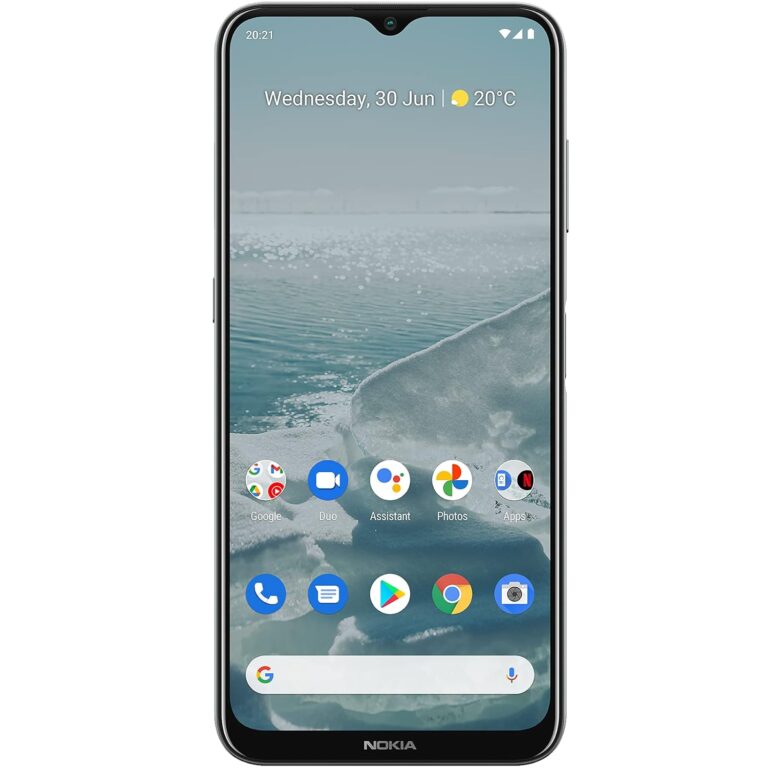 Nokia G20 Smartphone, Dual SIM 4G, 4GB RAM/64GB Storage, 48MP Quad Camera with 6.5โ (16.51 cm) Screen | Silver, 4GB+64Gb
