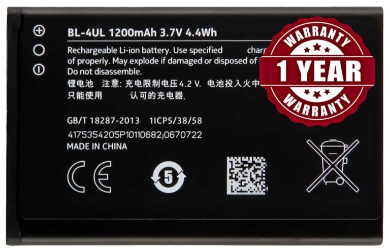 Original BL-4UL BL4UL Battery Compatible for Nokia 3310 | Nokia Asha 220 225 230 - (1200 mAh) - (1 Year Warranty).