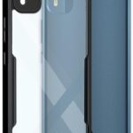 Outlier Shock Proof Clear Protective Ipaky Back Cover for Nokia C12 Pro::Bumper Transparent Fiber