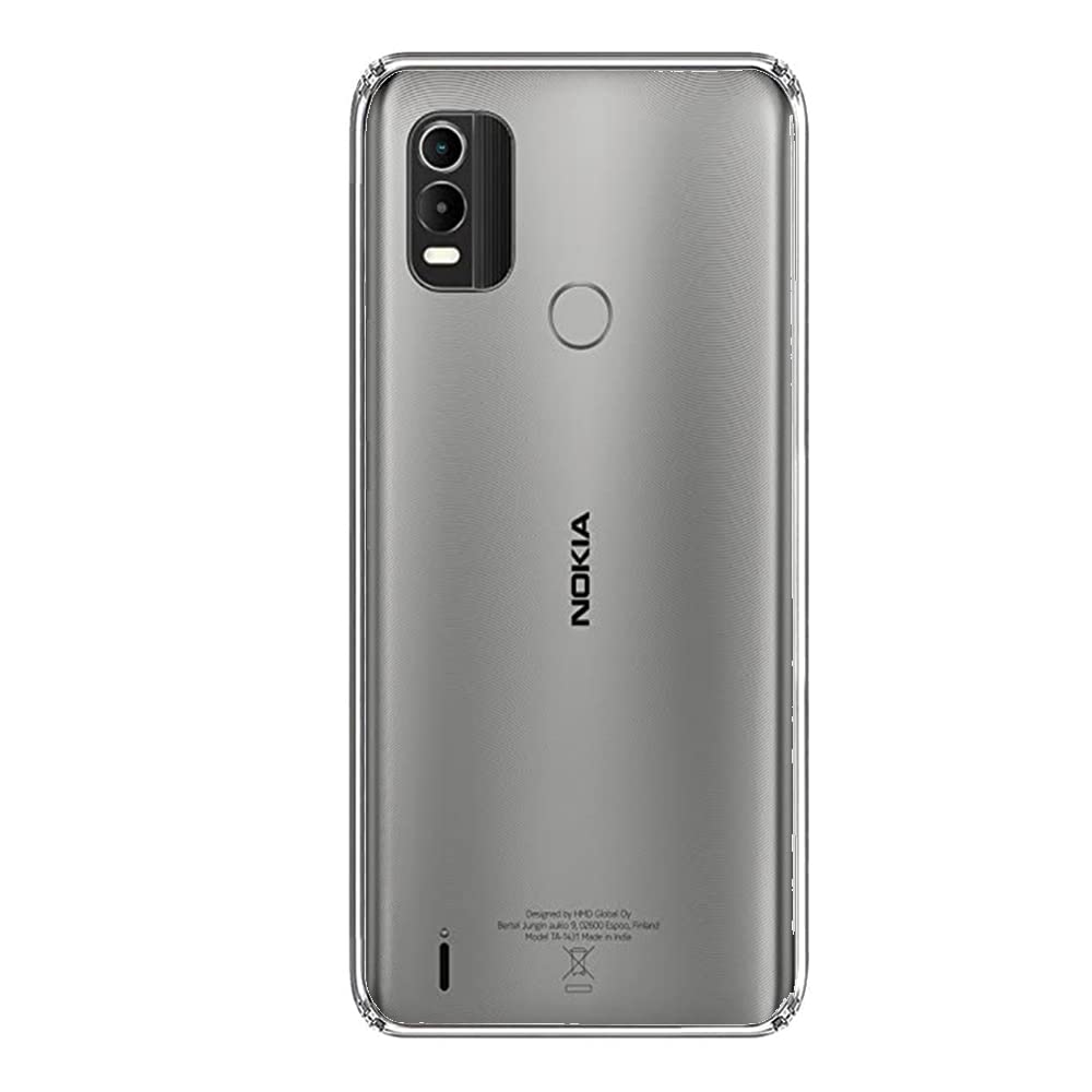 Pinaaki Enterprises Back Cover for Nokia C21 Plus Back Cover | Slim Soft Back Case for Nokia C21 Plus (Transparent)