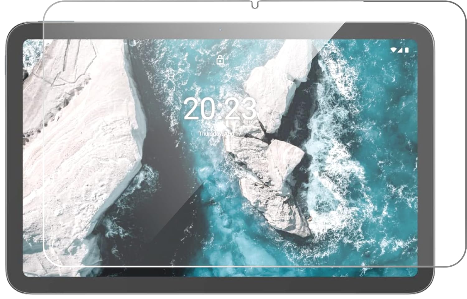 RGY Screen Guard Compatible With Nokia T20 Tab (9H Hardness Unbreakable) [Bubble Free]- Clear