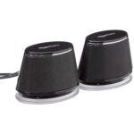 (Refurbished) AmazonBasics USB-Powered PC Computer Speakers with Dynamic Sound | Black