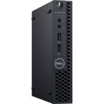 (Refurbished) DELL OPTIPLEX 3070 Tiny Desktop (Intel Core i3 9th gen 3.1ghz, 8 GB RAM, 240gb SSD, Win 11 Pro, MS Office, WIFI , USB 3.0, Ethernet,VGA), Black