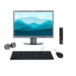 (Refurbished) Lenovo ThinkCentre 22" HD All-in-One Desktop Computer Set (Intel Core i5 8th Gen| 8 GB DDR4 RAM| 256 GB SSD| 22" HD LED Monitor| KB & Mouse| Speakers| WiFi| Windows 11| MS Office)