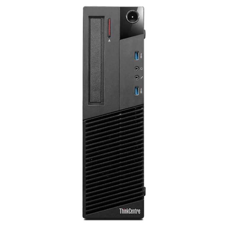 (Refurbished) Lenovo ThinkCentre Desktop Computer PC (Intel Core i5 4th Gen, 8 GB RAM, 256 GB SSD, Windows 10 Pro, MS Office, Intel HD Graphics, USB, VGA), Black