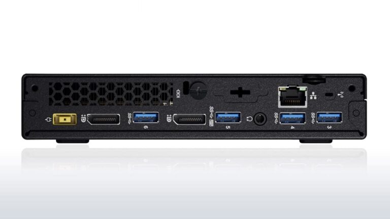 (Refurbished) Lenovo Thinkcentre Desktop Mini Pc (Intel Core I5 6Th Gen|8 Gb Ddr4 Ram|512 Gb Ssd|Wifi|Windows 11|Ms Office)Black