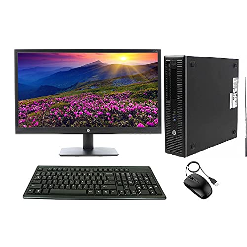 (Renewed) HP Elite-Desk 800 G2 SFF Desktop(Core i5-6th Gen/64 GB RAM/ 1TB HDD/Windows 10 Pro,MS Office/VGA, 21 inches HP Monitor(1680x1050), Keyboard, WiFi Adaptor and Mouse), Black