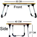 SHREEJI Laptop Stand for Desk, Computer Stand Laptop Table, Phone and Tablet Stand for Desk, Portable Laptop Cup Holder Compatible with Foldable Leg, Laptop,Table (Barbie)