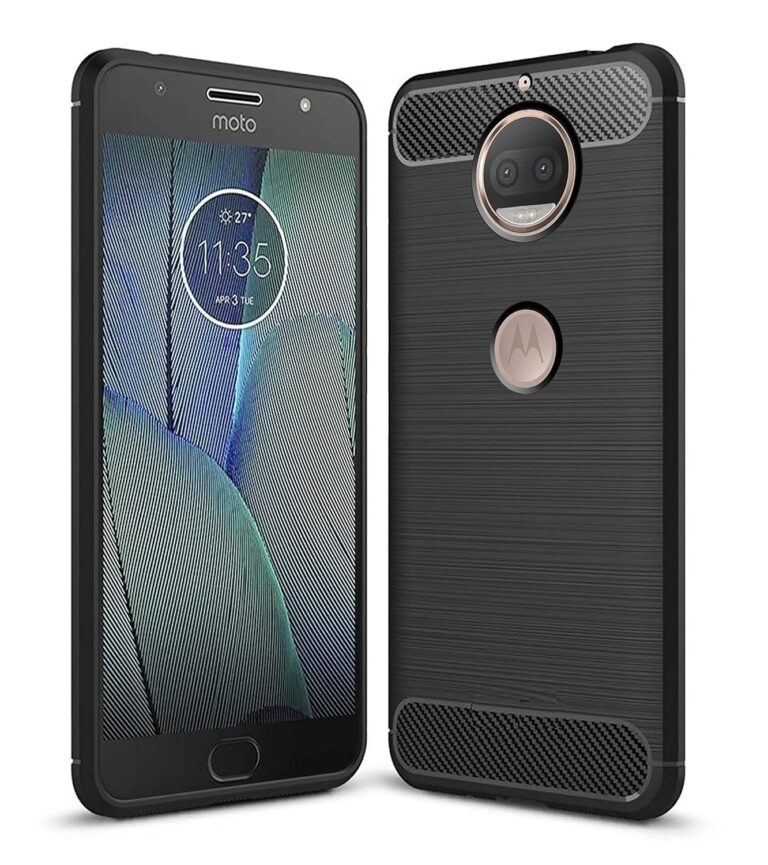Solimo Back Cover Case for Motorola Moto G5S Plus | Compatible for Motorola Moto G5S Plus Back Cover Case | 360 Degree Protection | Soft and Flexible (Tpu | Matte Black)