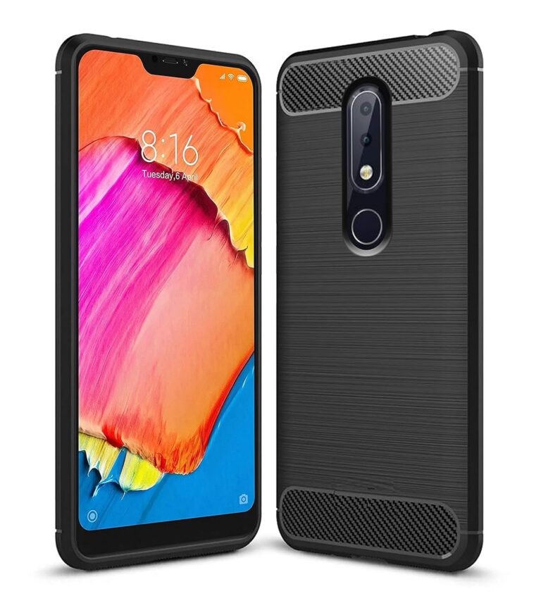 Solimo Back Cover Case for Nokia 6.1 Plus | Compatible for Nokia 6.1 Plus Back Cover Case | 360 Degree Protection | Soft and Flexible (TPU | Matte Black)
