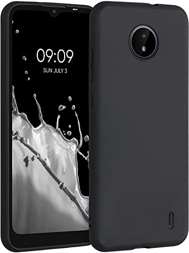 Spacekart Soft Flexible || Candy case || Slim fit || Back case Cover for Nokia C20 - Black