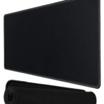Storite Speed Type Extended Gaming Non-Slip Rubber Base Mousepad Desk Mat Keyboard Pad for Laptop/Computer Office PC & Home (900x400x3mm Mouse Pad-Black)