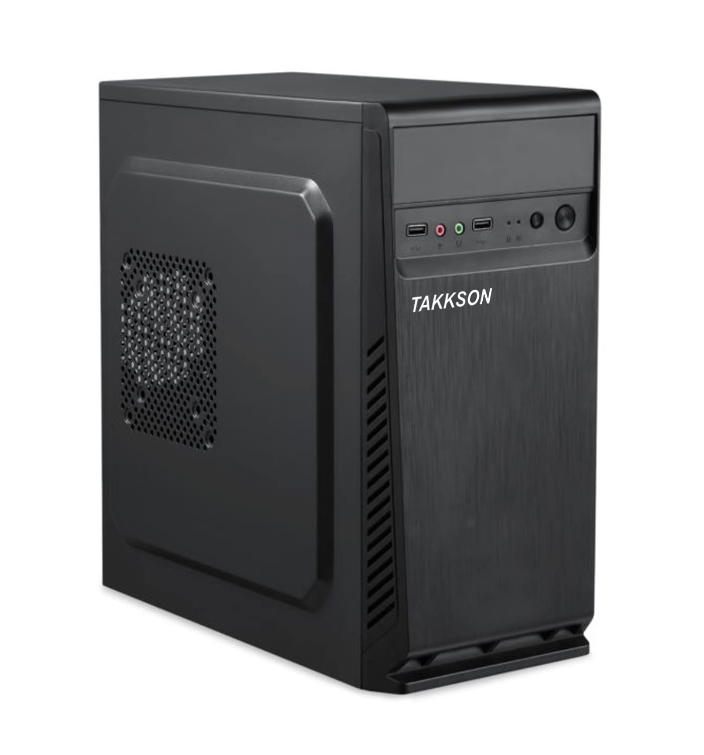 TAKKSON Computer CPU i581205 Desktop PC (Core i5-2400/8 GB RAM/ 120 GB SSD / 500 GB HDD/HD Graphics 2000/ HDMI/VGA/Ethernet/WiFi/Operating System Win-10) Basic Software Installed (Black)