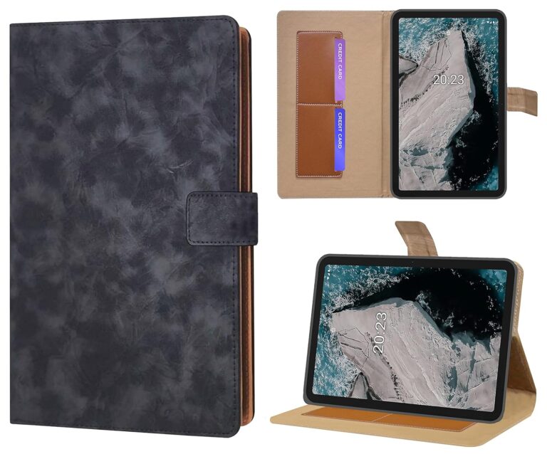 TGK Flip Cover for Nokia Tab T20 10.4 inch Case Business Design (Black)