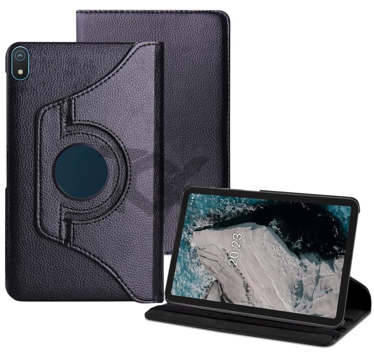 TGK Rotating Cover for Nokia Tab T20 10.36 inch (Black)