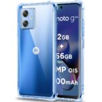 TheGiftKart ShockProof Back Cover Case for Motorola Moto G54 5G / G64 5G | Raised Bumps for Camera & Screen Protection | Ultra Clear Soft Silicone Back Cover Case for Moto G54 / G64 5G (Transparent)