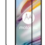 Tough Lee Tempered Glass Screen Protector Compatible for Motorola Moto G60 / Motorola Moto G40 Fusion (Black) with Edge to Edge Coverage and Easy Installation kit