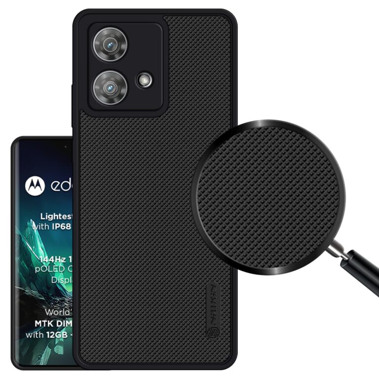 VIDO Super Frosted Raised Camera Protect Soft Back Case Cover for Motorola Moto Edge 40 Neo 5G