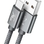 Wayona USB A to Type C 65W Fast Charger 480 Mbps Data Cable Compatible for iPhone 15, 15 Pro, 15 Pro Max, 15 Plus, Apple CarPlay, Galaxy S24, S23 Ultra, S23, S20, S21, S22 (3 FT Pack of 1, Grey)