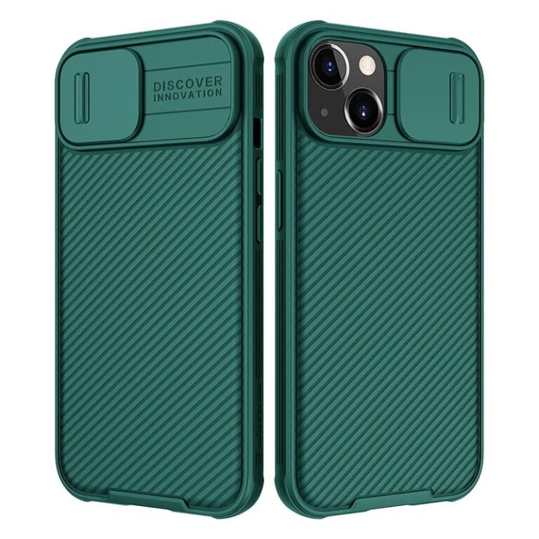 Y5 Case Cover for Apple iPhone 13 (6.1" Inch) CamShield Pro Camera Slider Double Layered Protection TPU + PC Green Color