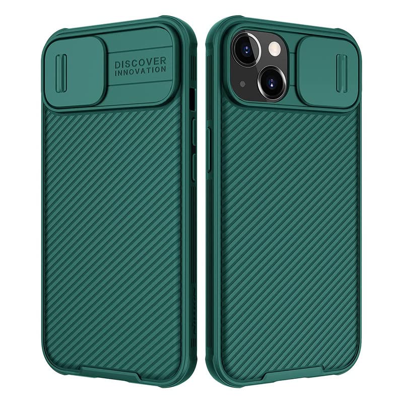 Y5 Case Cover for Apple iPhone 13 (6.1" Inch) CamShield Pro Camera Slider Double Layered Protection TPU + PC Green Color