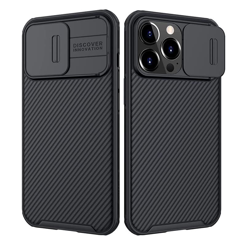 Y5 Case Cover for Apple iPhone 13 Pro (6.1" Inch) CamShield Pro Camera Slider Double Layered Protection TPU + PC Black Color