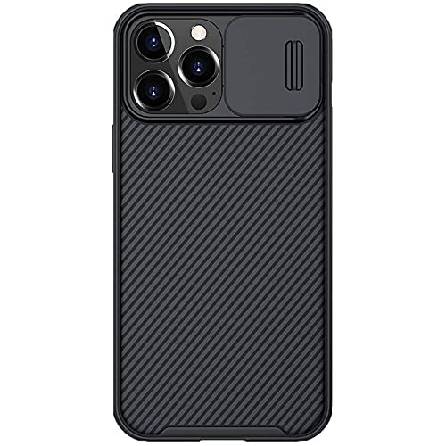 Y5 Case Cover for Apple iPhone 13 Pro Max (6.7" Inch) CamShield Pro Camera Slider Double Layered Protection TPU + PC Black Color