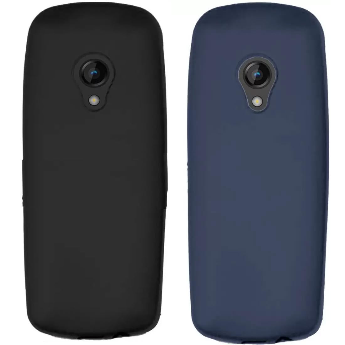 ZAOMA Back Cover Case Compatible for Nokia 6310 Model No. TA-1400 - Multi Colour (Pack of 2) (6310_BLKBLUE)