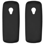 Zaoma Back Cover Compatible for Nokia 6310 Model No. TA-1400 (Pack of 2 Premium Matte TPU) - Black