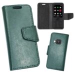 Zaoma Diary Type Flip Flap Cover Compatible for Nokia 5310 - Green