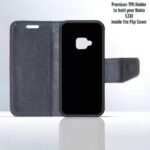 Zaoma Flip Cover for Nokia 5310(Faux Leather/Black)