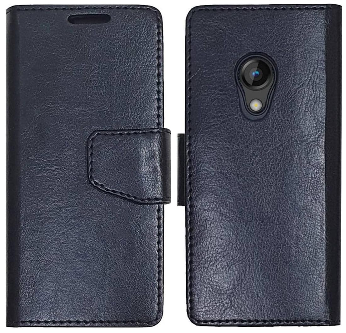 Zaoma Silicone Diary Type Flip Flap Cover Compatible for Nokia 6310 (Model No. TA-1400, Black)