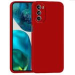 amazon basics Basic Case for Motorola Moto G62 5G (Silicone_Red)