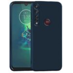 amazon basics Basic Case for Motorola Moto G8 Plus 4G (Silicone_Dark Blue)