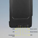 mu Computer Desktop PC (Core i5-3500/8 GB RAM/ 256GB SSD / 500 GB HDD/HD Graphics 3000/ HDMI/VGA/Ethernet/Operating System Win-10) Basic Software Installed (Black) (i5-8-256-500)
