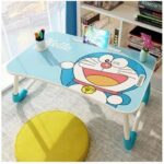 ISIRONA Laptop Stand for Desk, Computer Stand Laptop Table, Phone and Tablet Stand for Desk, Portable Laptop Cup Holder Compatible with Foldable Leg, Laptop,Table- (Hello-DORMONN)