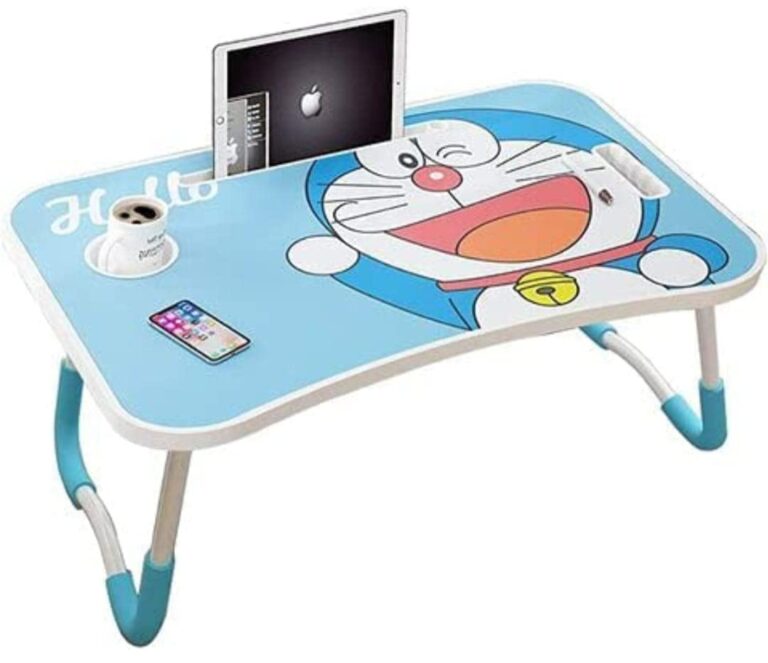 PRIVILON GLOBALL Laptop Stand for Desk, Computer Stand Laptop Table, Phone and Tablet Stand for Desk, Portable Laptop Cup Holder Compatible with Foldable Leg, Laptop,Table (DORAMON)