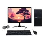 (Refurbished) Acer Veriton 19" HD All-in-One Desktop Computer Set (Intel i3 3rd Gen| 8 GB RAM| 256 GB SSD| 19" HD LED Monitor| KB & Mouse| Speakers| WiFi| Windows 10 Pro| MS Office)