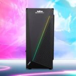BullOne Slash Computer Desktop PC (Core i7-4700 || 8GB RAM || 256GB SSD || 500GB HDD || HDMI || VGA || Ethernet || HD Graphics 4000) Basic Software Installed (Black)(i7-8-256-500)