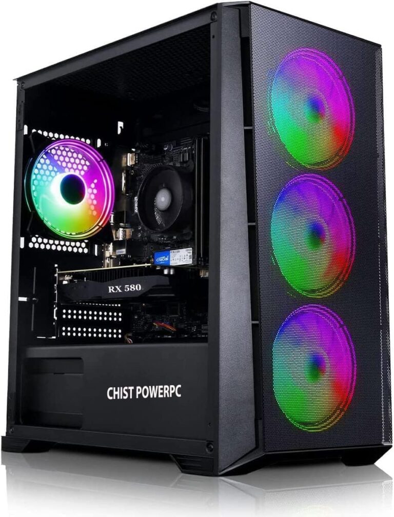 CHIST AMD Gaming Desktop Pc(RYZEN 5 5600G Processor/DDR4 16GB Ram/Radeon Graphics/Windows 10 (1TB SSD)