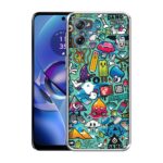 Casotec Crazy Design Printed Silicon Soft TPU Back Case Cover for Motorola Moto G54 5G / G54 Power 5G / G64 5G
