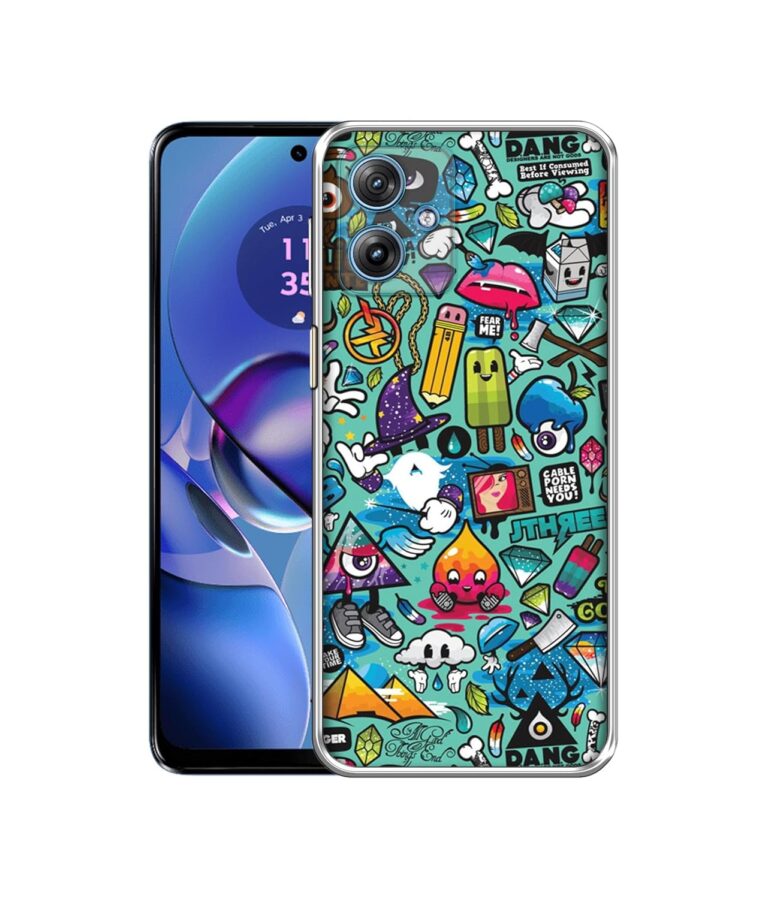 Casotec Crazy Design Printed Silicon Soft TPU Back Case Cover for Motorola Moto G54 5G / G54 Power 5G / G64 5G