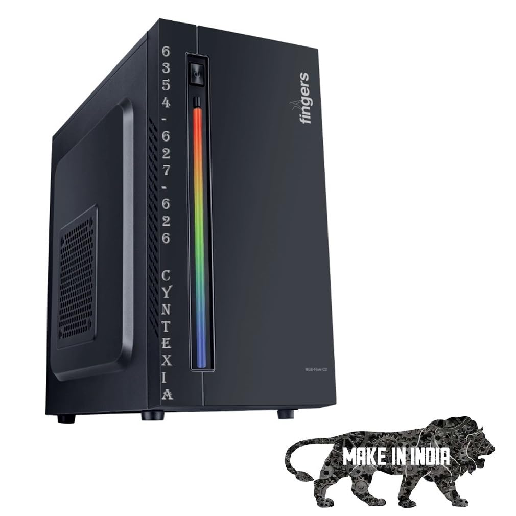 Cyntexia Computer Desktop Office PC Core i5-2400 / 08GB RAM / 240GB SSD/HDMI/VGA/Ethernet/Basic Software Installed (Black)